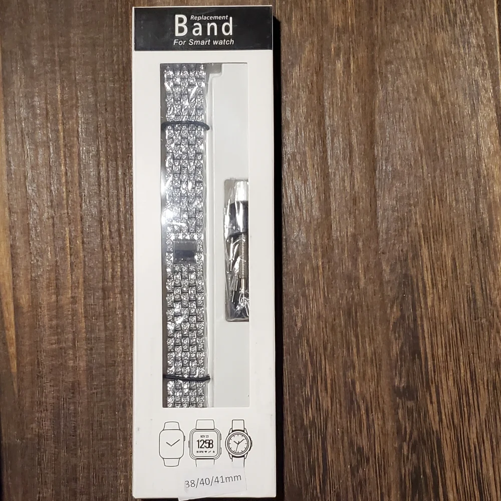 Rhinestone Smart Watch Bracelet Band